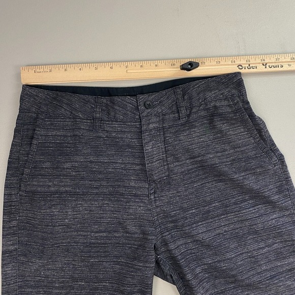 Quiksilver Amphibian Shorts Mens 28x9 Gray Flat Front Hybrid Hiking Swim - Picture 7 of 12